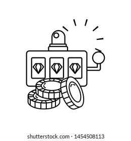 casino games chips with slots machine
