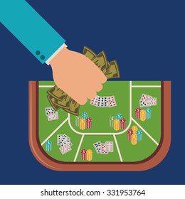 casino games design, vector illustration eps10 graphic 