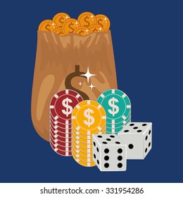 casino games design, vector illustration eps10 graphic 
