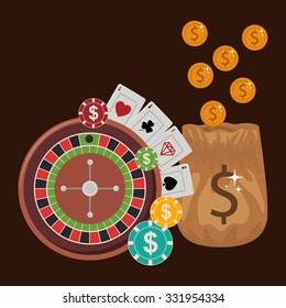 casino games design, vector illustration eps10 graphic 