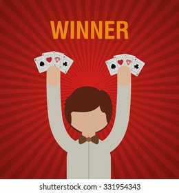 casino games design, vector illustration eps10 graphic 
