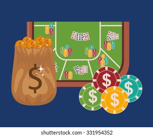 casino games design, vector illustration eps10 graphic 