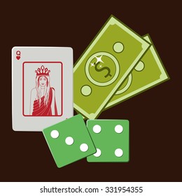 casino games design, vector illustration eps10 graphic 