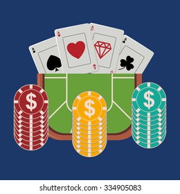 casino games design, vector illustration eps10 graphic 