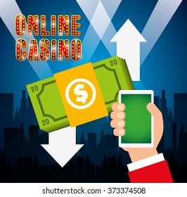 casino games design, vector illustration eps10 graphic 