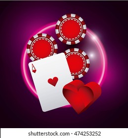 casino games elements isolated icon vector illustration design vector illustration design