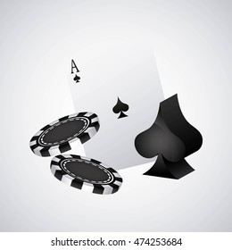 casino games elements isolated icon vector illustration design vector illustration design