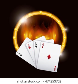 casino games elements isolated icon vector illustration design vector illustration design