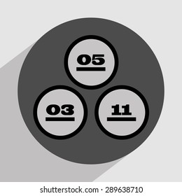casino games icon design, vector illustration eps10 graphic 