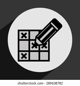 casino games icon design, vector illustration eps10 graphic 