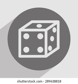 casino games icon design, vector illustration eps10 graphic 