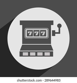 casino games icon design, vector illustration eps10 graphic 
