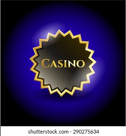Casino gold badge