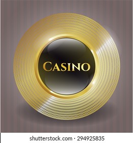 Casino gold badge