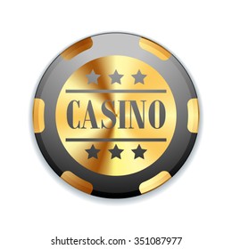 Casino golden chips
