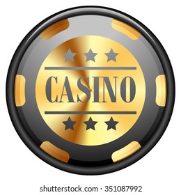 Casino golden chips