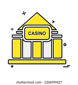 Casino icon design vector