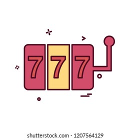 Casino icon design vector