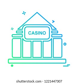 Casino icon design vector