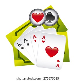 casino icon design, vector illustration eps10 graphic 
