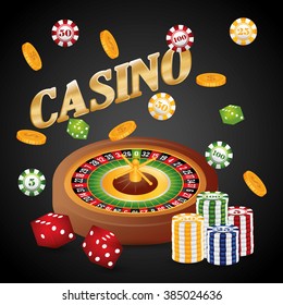 Casino icon desin 