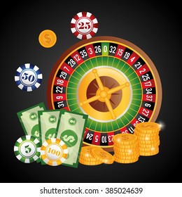 Casino icon desin 