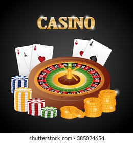 Casino icon desin 