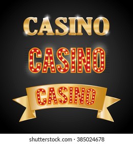 Casino icon desin 