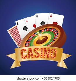 Casino icon desin 