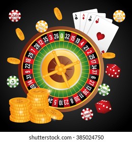 Casino icon desin 