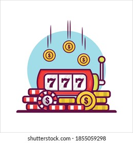 casino icon logo vector design