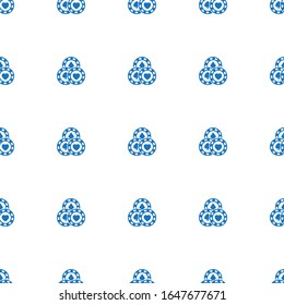 Casino icon pattern seamless isolated on white background. Editable filled Casino icon. Casino icon pattern for web and mobile.