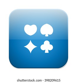 Casino icon. Playing card symbol