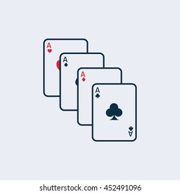 Casino icon, poker icon,Playing cards,Game cards icon, game icon,Card suit symbols
