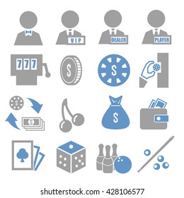casino icon set