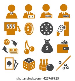 casino icon set