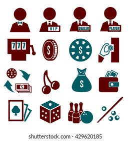 casino icon set