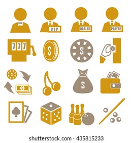 casino icon set