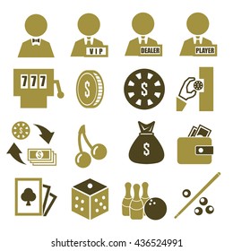 casino icon set