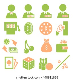 casino icon set