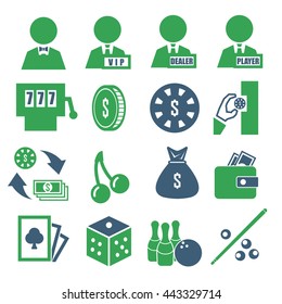 casino icon set