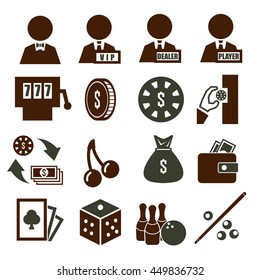 casino icon set