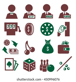 casino icon set