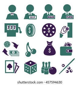 casino icon set