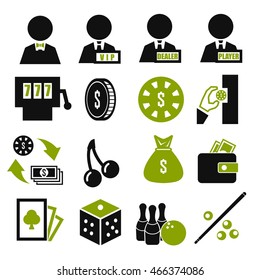 casino icon set