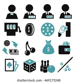 casino icon set