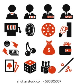 casino icon set
