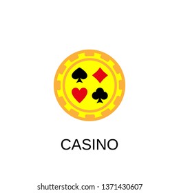 Casino icon. Casino symbol design. Stock - Vector illustration can be used for web