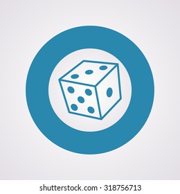 casino icon vector simple app web logo sign ui flat eps art