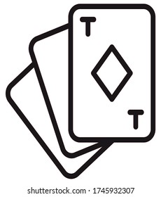Vector de iconos de casino para web y aplicación